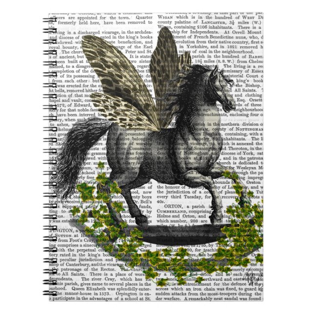 Rocking Horse Fly 2 Notebook (Front)