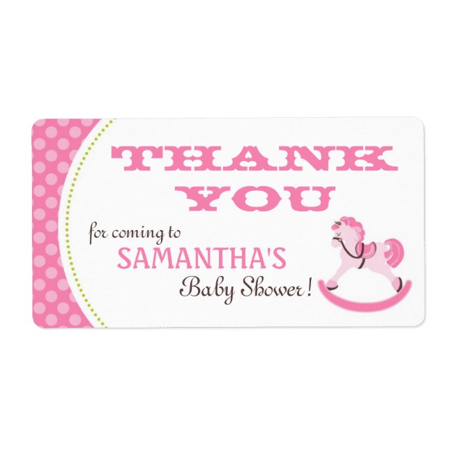 Rocking Horse Girl TY Label B3 (Front)