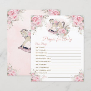 Rocking Horse Pink Pampas Grass Prayers for Baby