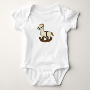Rocking horse Toy Baby Bodysuit