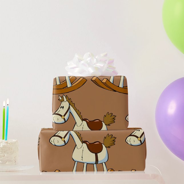 Rocking Horse Wrapping Paper (Creator Uploaded)