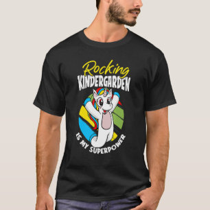 Rocking Kindergarten Back To School Unicorn Kinder T-Shirt
