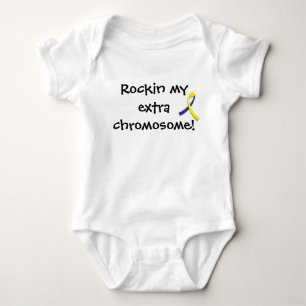 "Rocking my extra chromosome" infant shirt