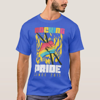 Rocking Pride 2012 Rainbow Drum Gay LGBTQ LGBT Pri T-Shirt