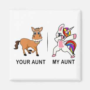 Rocking The Dog Mom Aunt Life Gift For Auntie Magnet
