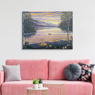 Rocking the Ridge BC Landscape Painting Print