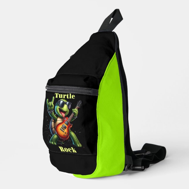 Rocking Turtle Jam Session Sling Bag (Right Corner)