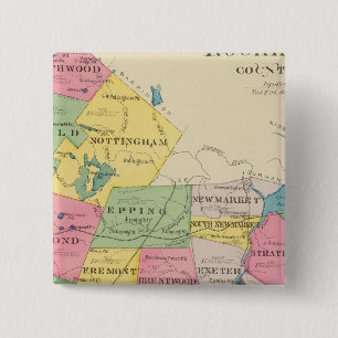 Rockingham County, NH 2 Inch Square Button
