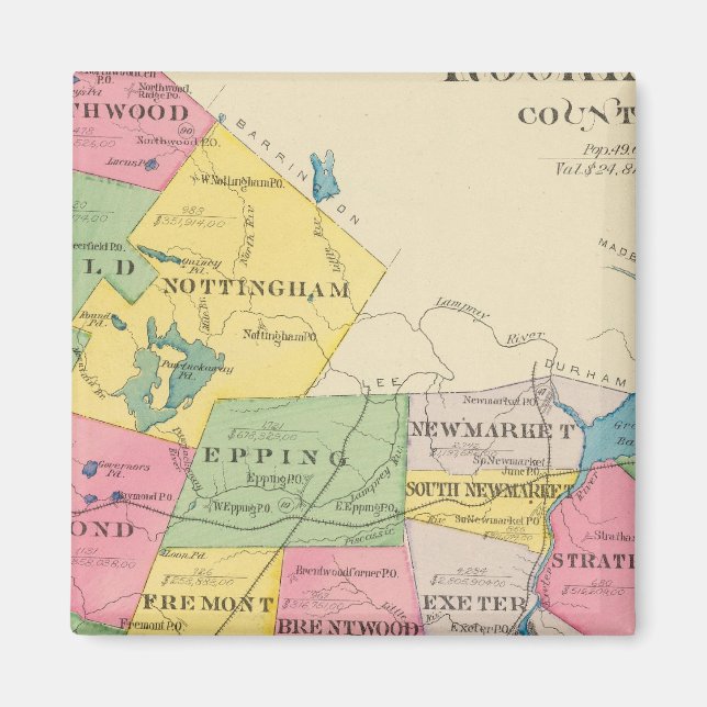 Rockingham County, NH Magnet (Front)