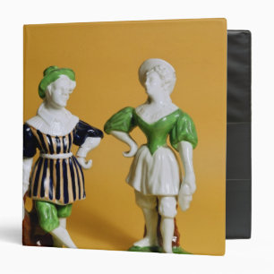 Rockingham figurines from the Commedia Binder