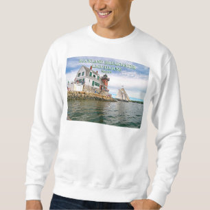 Rockland Breakwater Lighthouse, Maine Sweatshirt