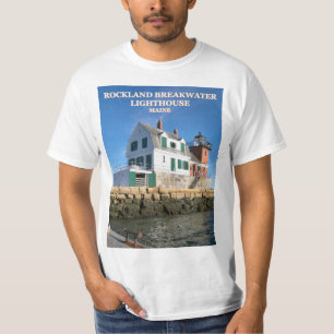 Rockland Breakwater Lighthouse, Maine T-Shirt