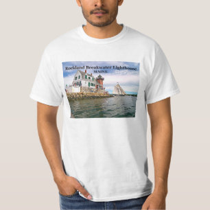 Rockland Breakwater Lighthouse, Maine T-Shirt
