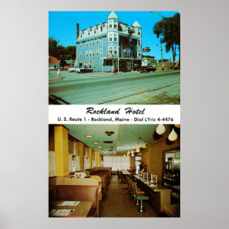 Rockland Hotel, circa 1950s Poster