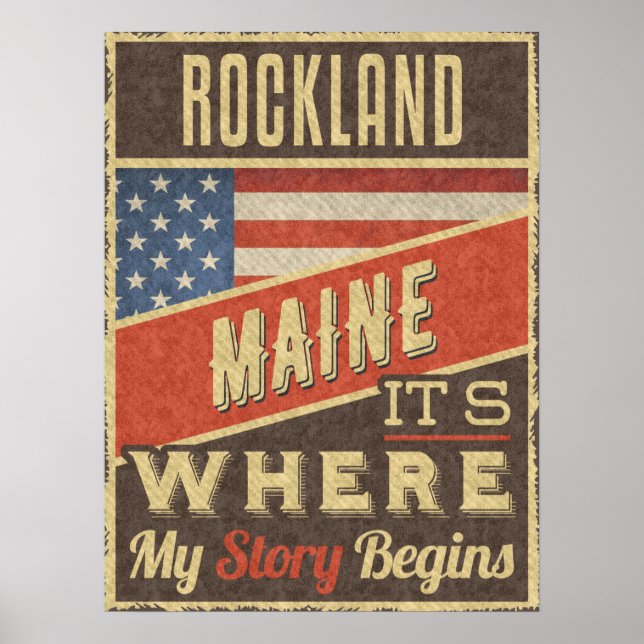 Rockland Maine Poster (Front)