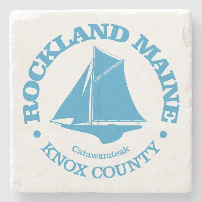 Rockland (sloop) stone coaster (Front)