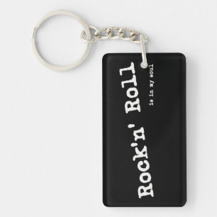 Rock'n' Roll Music Keychain