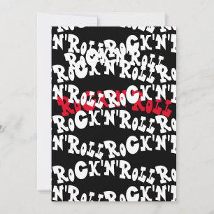 Rock'n'Roll    Invitation