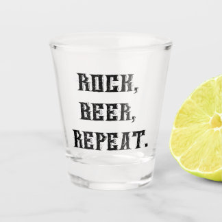 Rock'n'Roll Shot Glass