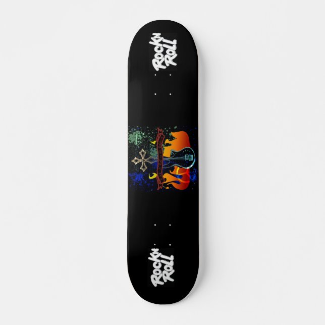 RocknRoll - Skateboard de pont Designer 7 3/8" (Devant)