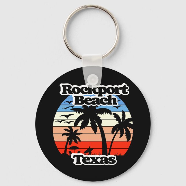 Rockport Beach Texas Keychain (Front)