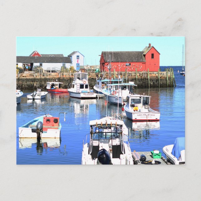 Rockport Massachuetts Postcard (Front)