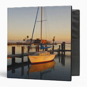 Rockport, Texas harbour at sunset Binder