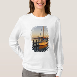 Rockport, Texas harbour at sunset T-Shirt