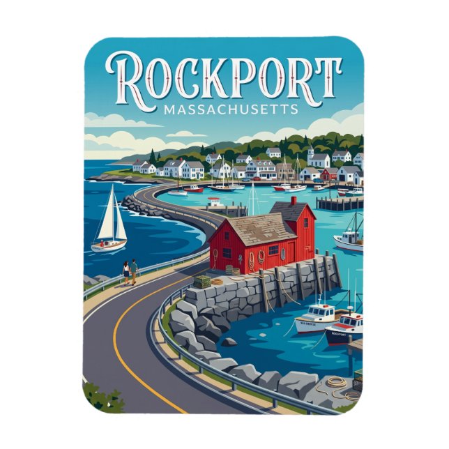 Rockport USA Magnet (Vertical)