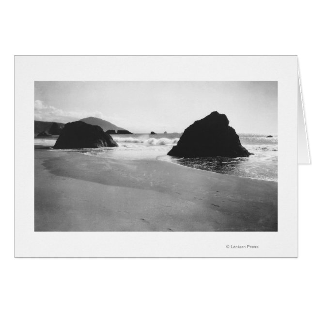 Rocks along Beach at Port Orford, Oregon (Front Horizontal)