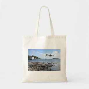 rocks along the Maine coast Tote Bag