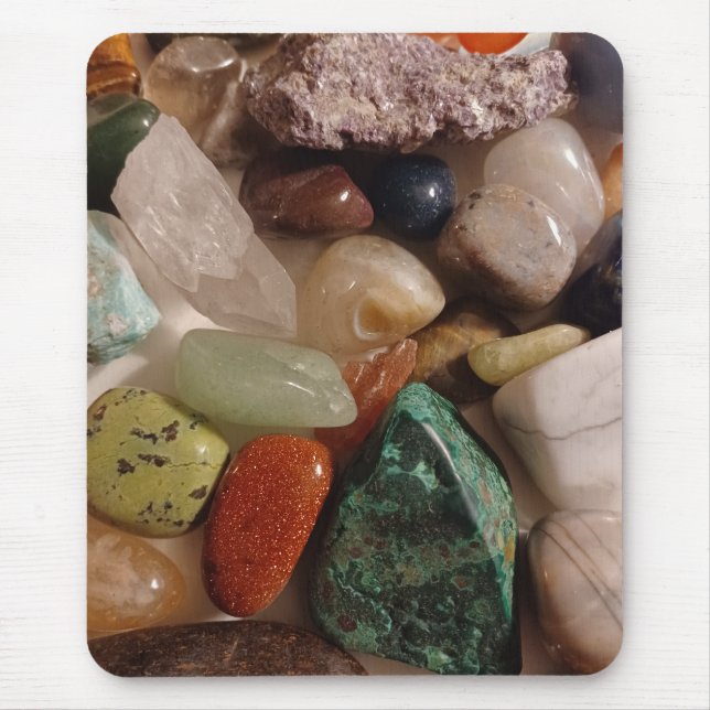 Rocks and Crystals Mouse Pad (Front)
