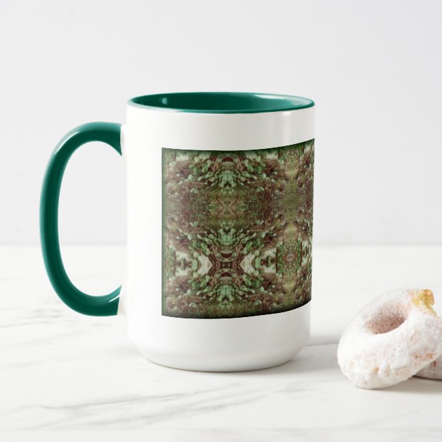 Rocks and Leaves Mug (With Donut)