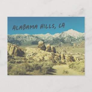 Rocks at Alabama Hills Postcard