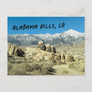 Rocks at Alabama Hills Postcard