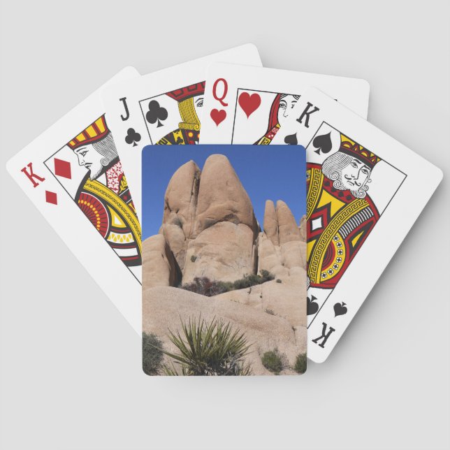 Rocks at Joshua Tree National Park Playing Cards (Back)