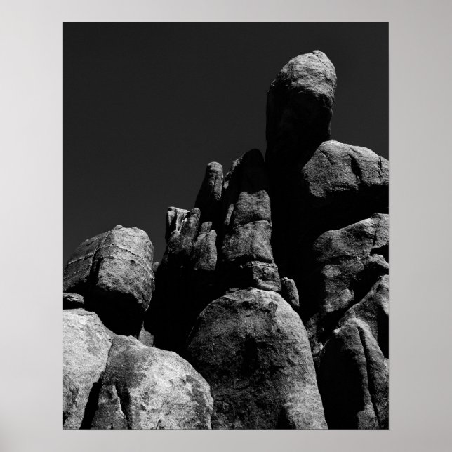 Rocks at Joshua Tree National Park Poster (Front)