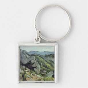 Rocks at L'Estaque, 1879-82 Keychain