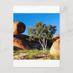 Rocks Balancing Northern Territory Australia Postcard