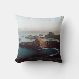 ROCKS IN OCEAN THROW PILLOW