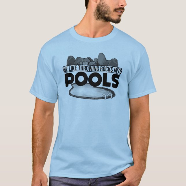 Rocks in Pools T-Shirt (Front)