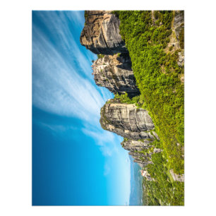 rocks monasteries of Meteora, Greece Photo Print