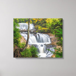 Rocks National Lakeshore, Sable Falls Canvas Print