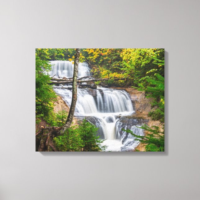 Rocks National Lakeshore, Sable Falls Canvas Print (Front)