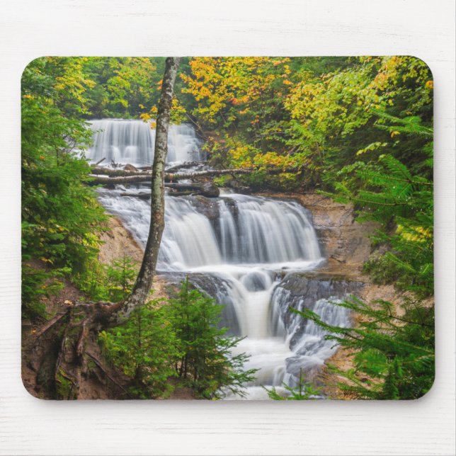 Rocks National Lakeshore, Sable Falls Mouse Pad (Front)