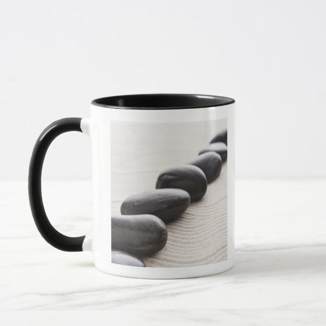 Rocks on sand mug (Left)