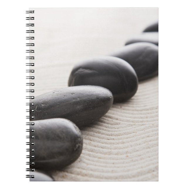 Rocks on sand notebook (Front)