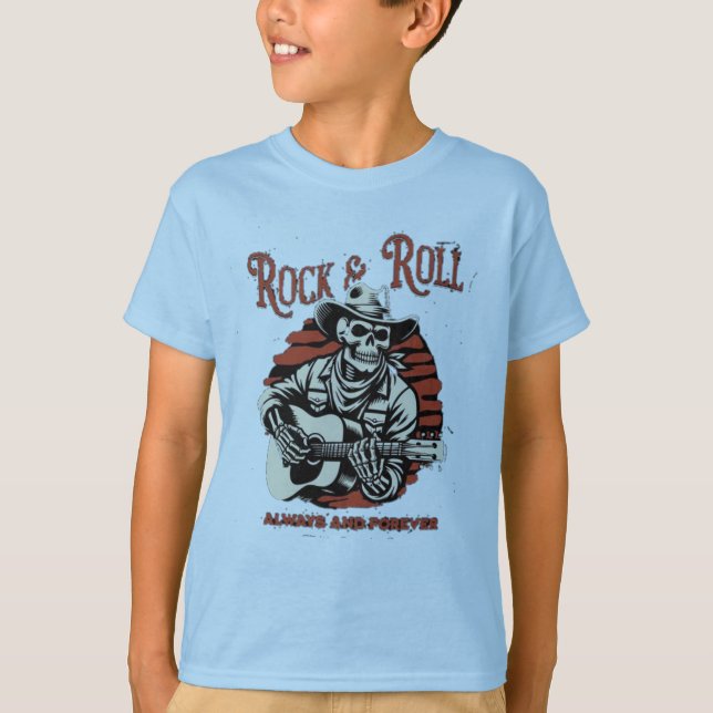 Rocks Roll style: Kids' Basic T-Shirt Wait 'till y (Front)