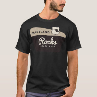 Rocks State Park Maryland Welcome Sign T-Shirt