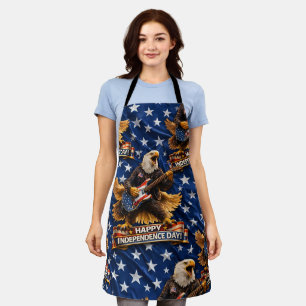 Rockstar American Eagle, happy Independence Day al Apron